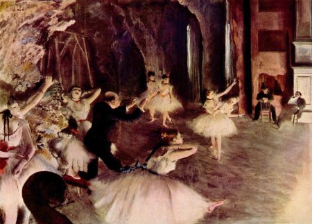 »Bühnenprobe« von Edgar Degas (um 1878–1879)